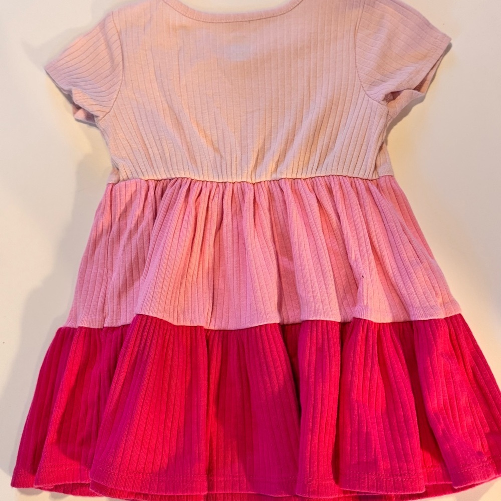 Wonder Nation Pink Tiered Ruffled Sundress - Picture 3 of 3